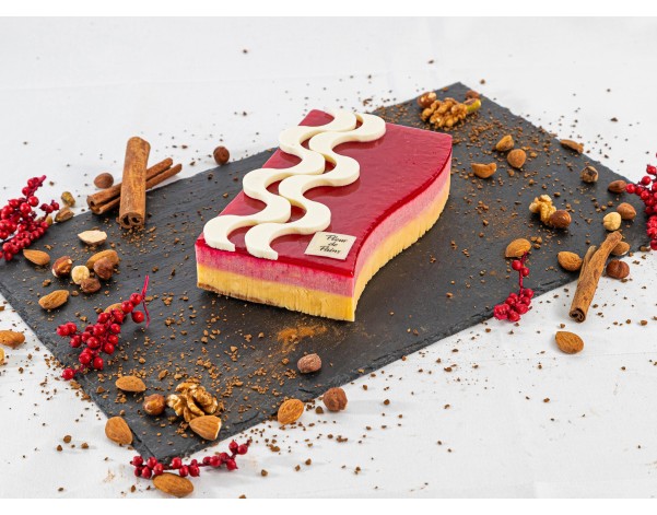 Entremet framboise citron artisanal | Fleur de Pains