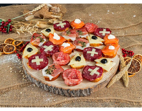 Le Plateau de mini canapés