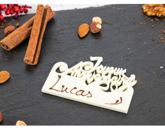 Plaquette Joyeux anniversaire personnalisée | Fleur de Pains